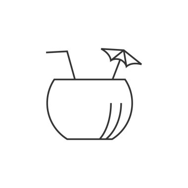 Anahat simgesini - Hindistan cevizi içki