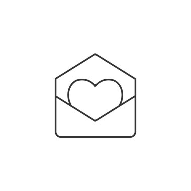 Anahat simgesini - zarf kalp