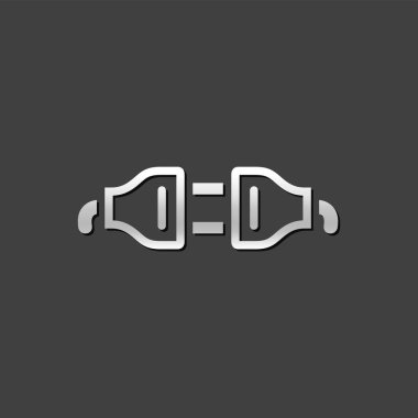 Metalik Icon - elektrik fişi