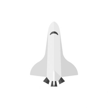 Düz simgesi - uzay mekiği