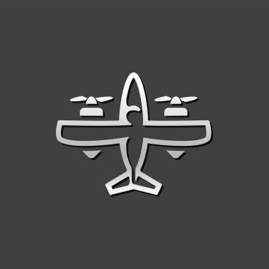 Metalik Icon - Vintage uçak