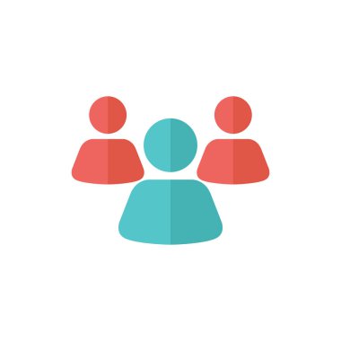 Düz simgesi - ekip çalışması