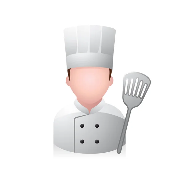 Ícone avatar cozinhar — Vetor de Stock