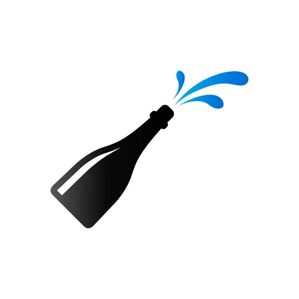 Ícone de tom Duo - Copo de vinho — Vetor de Stock