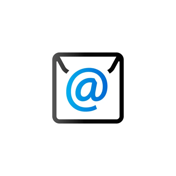 Icono de sobre de correo electrónico — Vector de stock