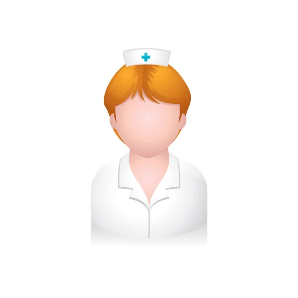 Το εικονίδιο avatar νοσοκόμα — Διανυσματικό Αρχείο