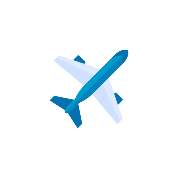 Flat ikonen - flygplan — Stock vektor