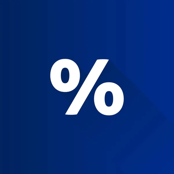 Metro Icon - procentsymbool — Stockvector