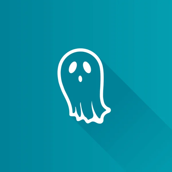 Halloween fantasma ícone — Vetor de Stock