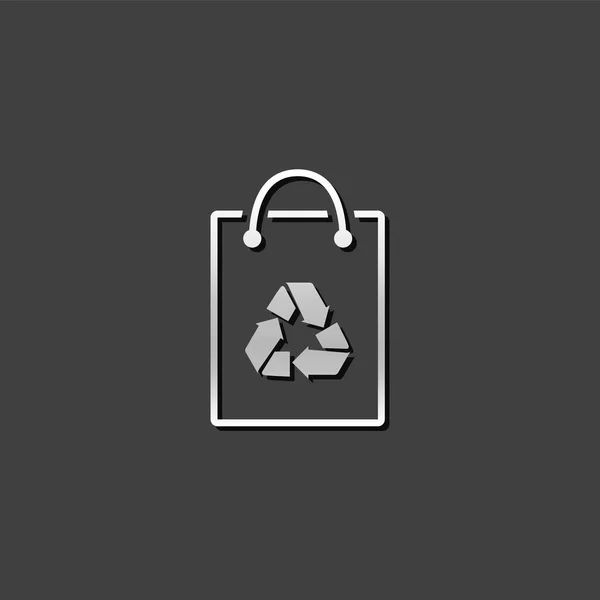 Recycler icône symbole — Image vectorielle