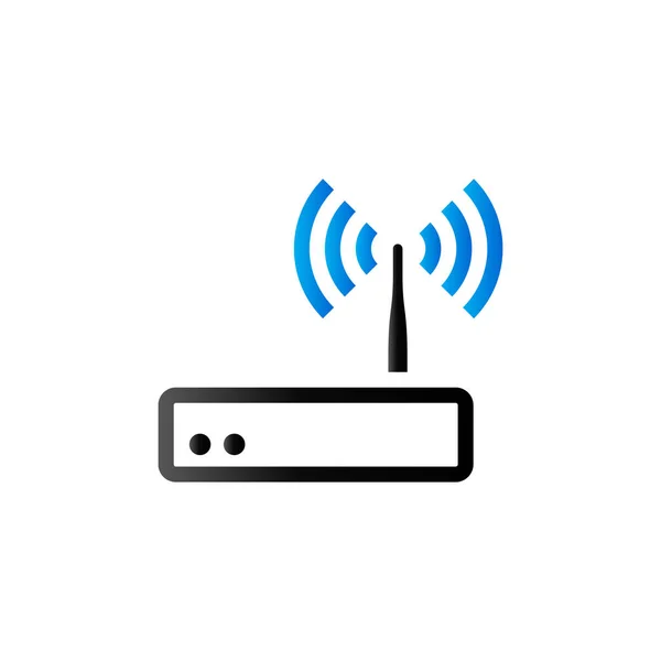 Duo tone icon - Router — Stockvektor