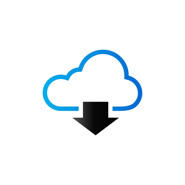 Duo Tone ikona - Cloud úložiště — Stockový vektor