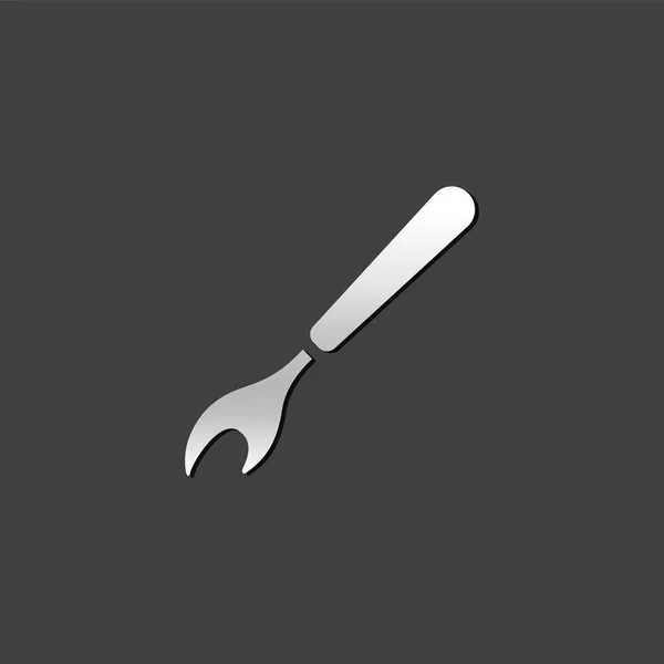 Metallic Icon - Seam ripper — Stock Vector