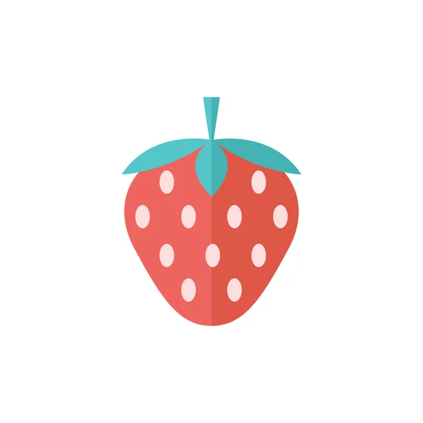 Flat icon - Strawberry chocolate — Stock Vector
