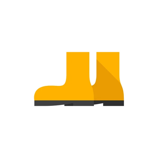 Icona piatta - Stivali bagnati — Vettoriale Stock