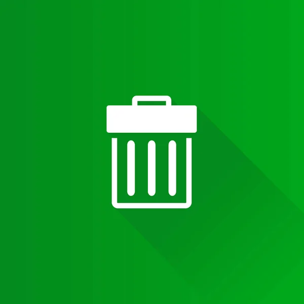 Metro Icon - Trash bin — Stock Vector