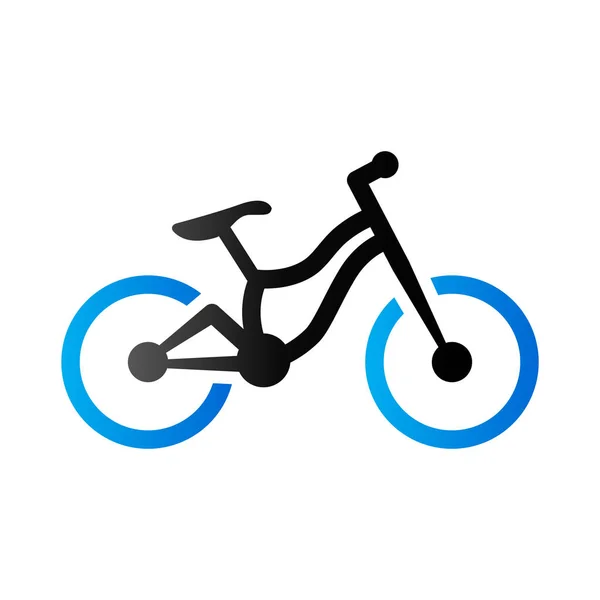 Duo Tone значок - гірський велосипед — стоковий вектор
