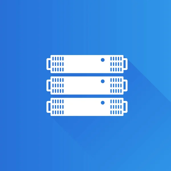 Metro Icon - rack server — Vettoriale Stock