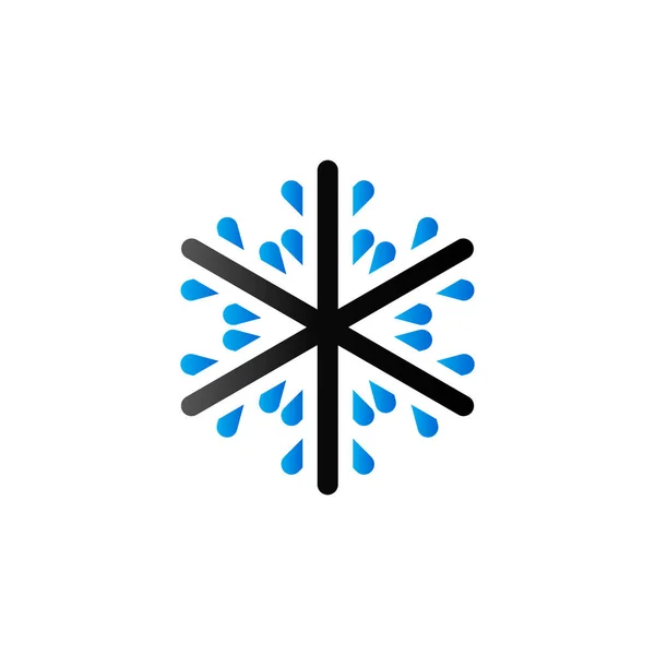 Icône Duo Tone - Flocons de neige — Image vectorielle