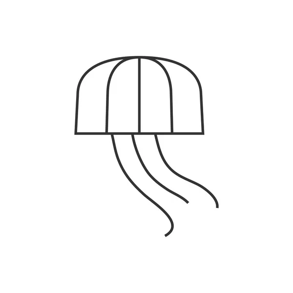 Контур значок - медузи — стоковий вектор