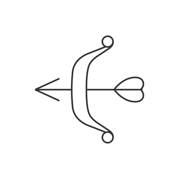Icono del esquema - Flecha — Vector de stock