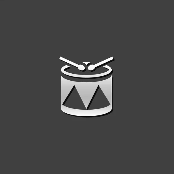 Design dell'icona del tamburo — Vettoriale Stock