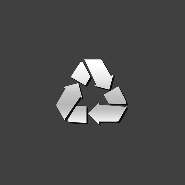 Pictogram van het recyclingsymbool — Stockvector