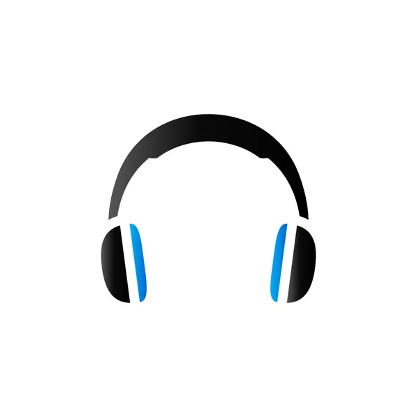 Duo τόνος εικονίδιο - ακουστικά — Διανυσματικό Αρχείο
