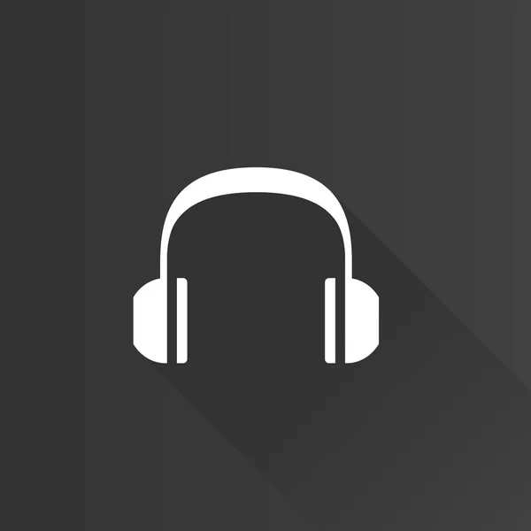 Icône Metro - Audio casque — Image vectorielle