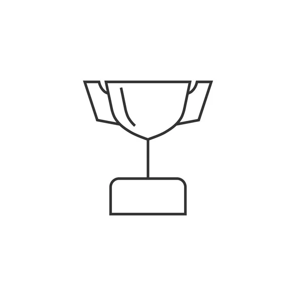 Kontur-ikonen - Trophy — Stock vektor