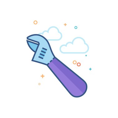 Düz renk simgesi - ayarlanabilir anahtarı