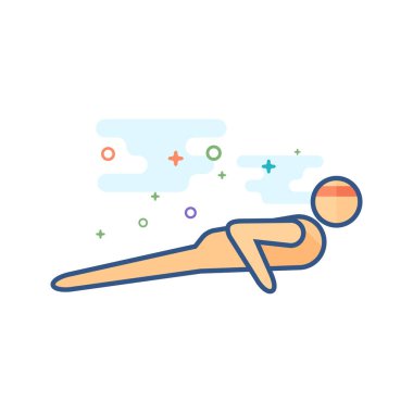 Düz stil simgesi itmek