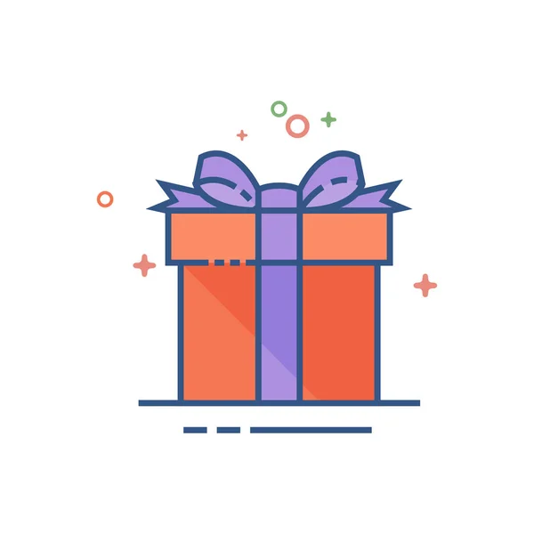 Icono de caja de regalo — Vector de stock