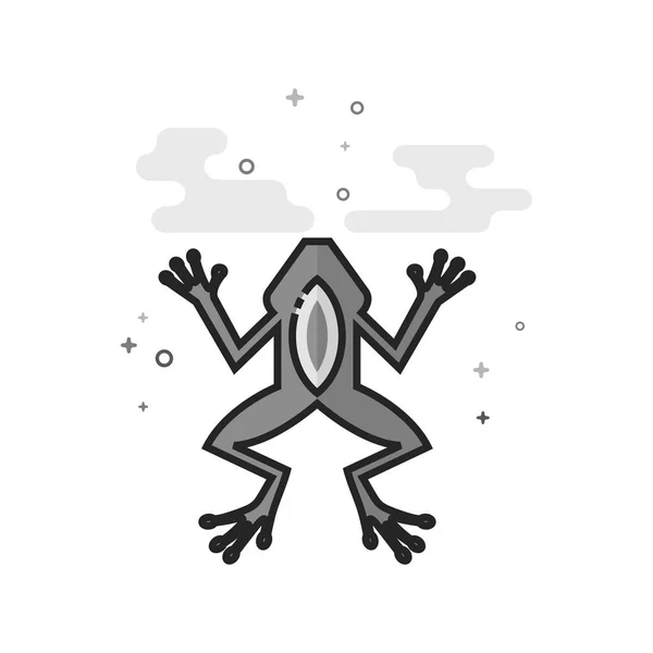 Płaskiej skali szarości ikona - Lab żaba — Wektor stockowy