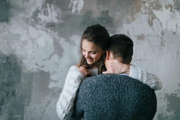 Pareja joven enamorada. primer plano — Foto de Stock