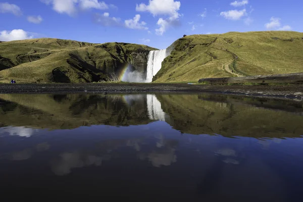 Cachoeira Skogafoss Islândia — Fotografia de Stock