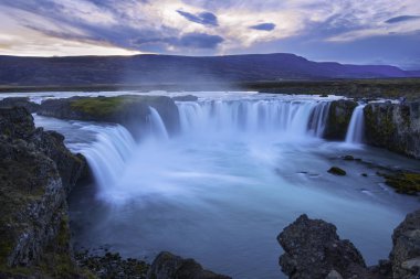 Godafoss şelaleler İzlanda