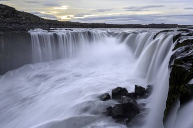 Jokulsargljufur Milli Parkı, İzlanda, Avrupa'nın Selfoss şelale.