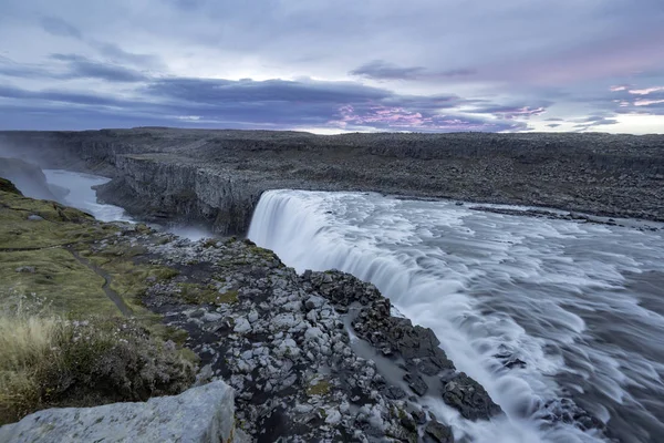 Dettifoss. Situado em Vatnajokull N.P. no Nordeste da Islândia — Fotografia de Stock