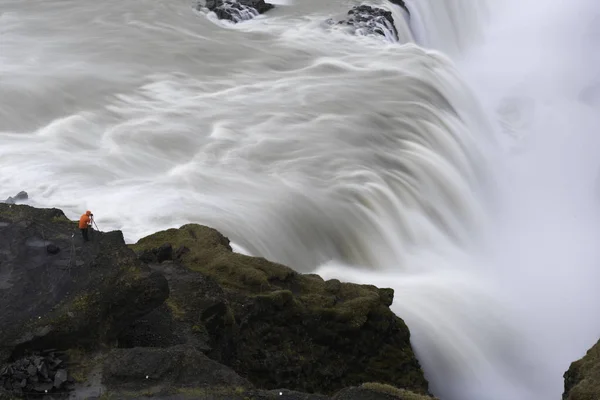 Dettifoss cachoeira Islândia — Fotografia de Stock