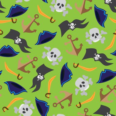 Korsan yeşil Seamless Modeli