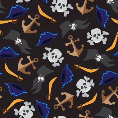 Korsan siyah Seamless Modeli