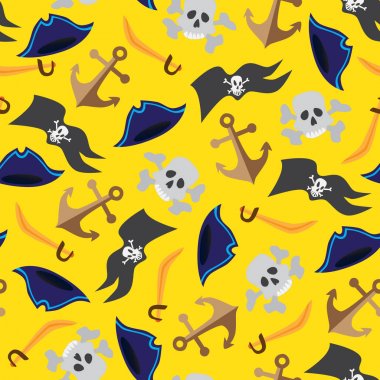 Korsan sarı Seamless Modeli