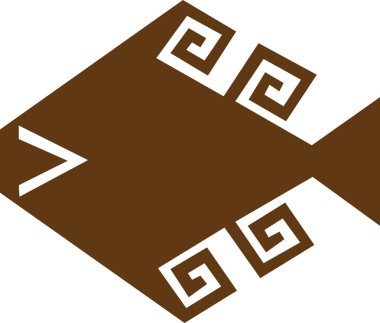 Kabile yerli balık simgesi