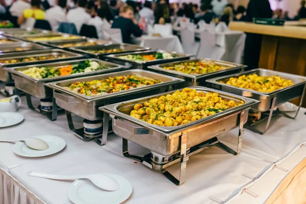 Catering Essen Hochzeitsbuffet — Stockfoto