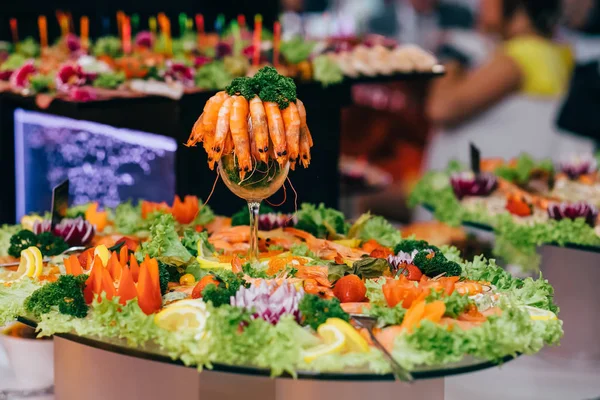 Gıda düğün büfe catering — Stok fotoğraf