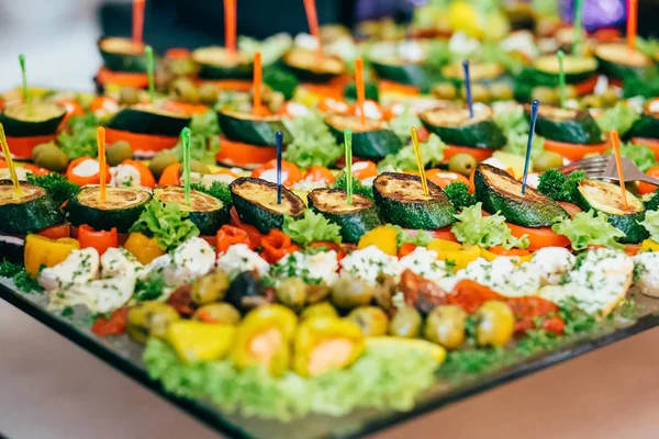 Catering comida boda buffet — Foto de Stock