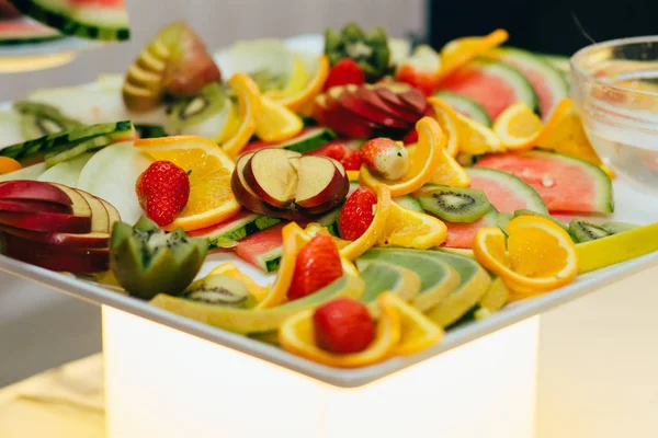 Catering cibo matrimonio buffet — Foto Stock