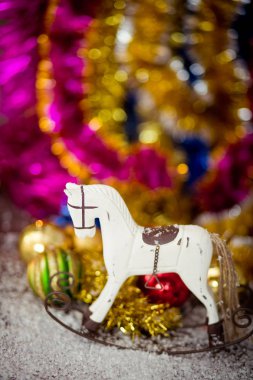 Noel ağacı at dekor