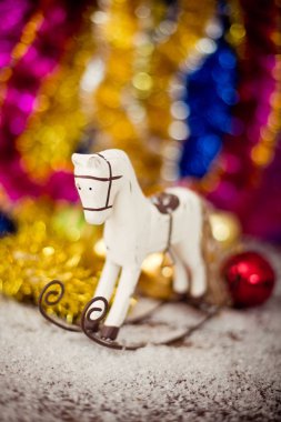 Noel ağacı at dekor